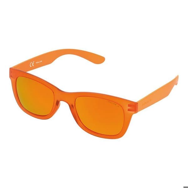 Solglasögon - Police - S194450B55R - Orange färg - Röda spegelglas - UV-skydd 4