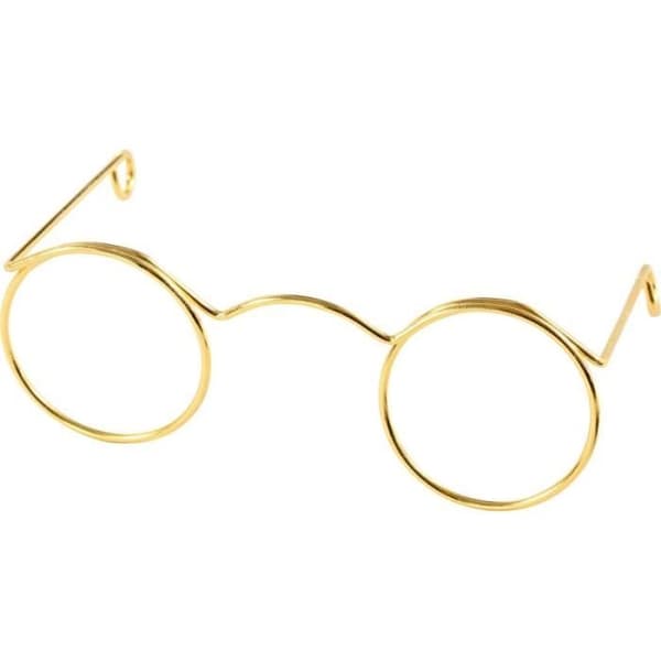 Dekorativa glasögon - Okänt märke - 60 mm - Guld - Paket med 10 st