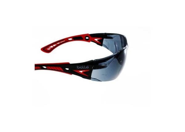 Skyddsglasögon - Bollé Safety - Rush+ - Rökta linser - Anti-halk - Ultralätt