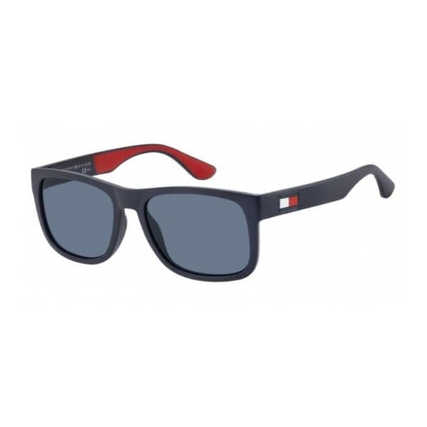 Solsken - Tommy Hilfiger - TH 1556-S BL REDWHT - Fyrkantig - Röd och Vitt - Skydd 2