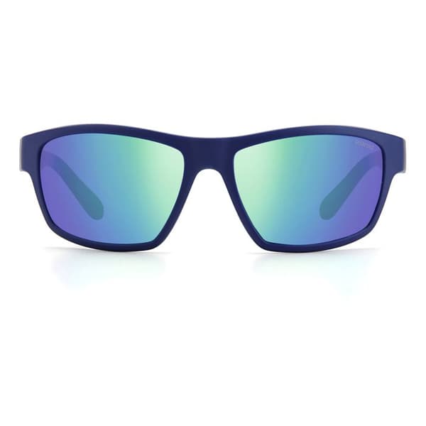 Sunglasses - POLAROID - PLD 7037/S - Wayfarer - Blå - Sport - Vuxen