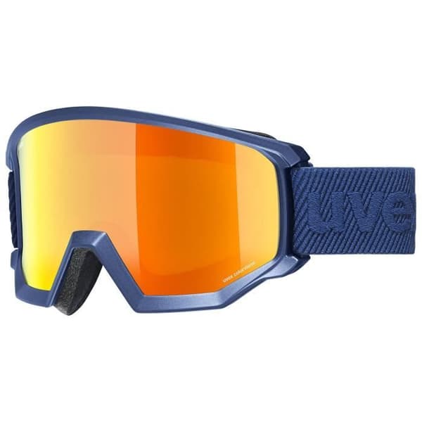 Skidmask UVEX Athletic CV Navy Mat - Mirror Orange Colorvision® Green S2