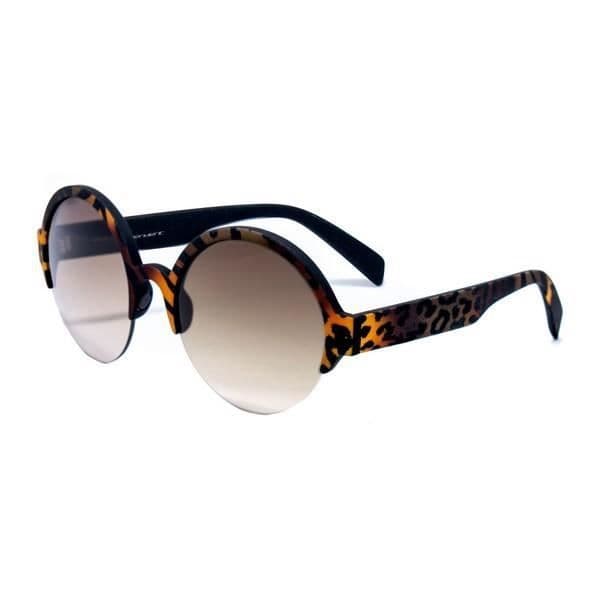 Solsken - Italia Independent - 0907-ZEB-044 - Rund - Acetat - Orange - Kategori 2