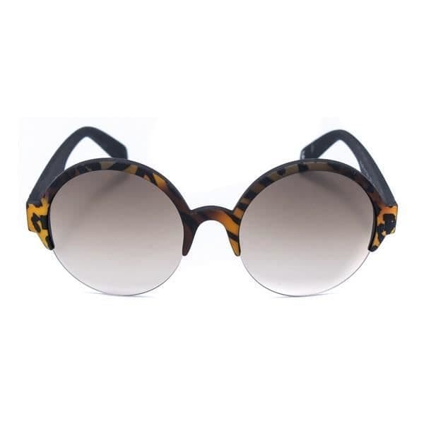 Solsken - Italia Independent - 0907-ZEB-044 - Rund - Acetat - Orange - Kategori 2