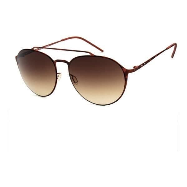 Solsbriller - Italia Independent - 0221-092-000 - Metall - Brun - Beskyttelse kategori 2
