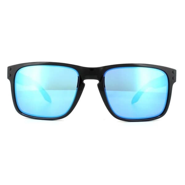 Solsken - Oakley - Holbrook OO9102-F5 - Polerad svart - Prizm Sapphire - Kategori 3