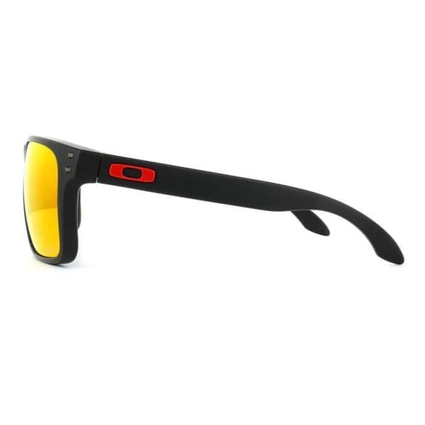Solsken - Oakley - Holbrook XL - Svart - Röd - Plast