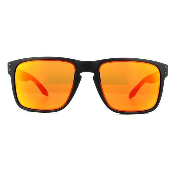 Solsken - Oakley - Holbrook XL - Svart - Röd - Plast