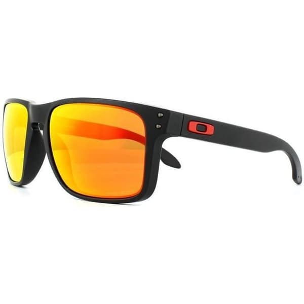 Solsken - Oakley - Holbrook XL - Svart - Röd - Plast