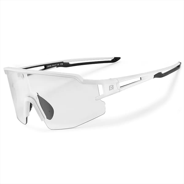 Rockbros Cykelglasögon Photochromic med UV-skydd - Vit