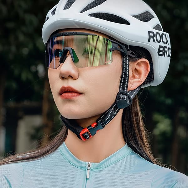 Rockbros Photochromic Cykelglasögon med UV-skydd - Svart
