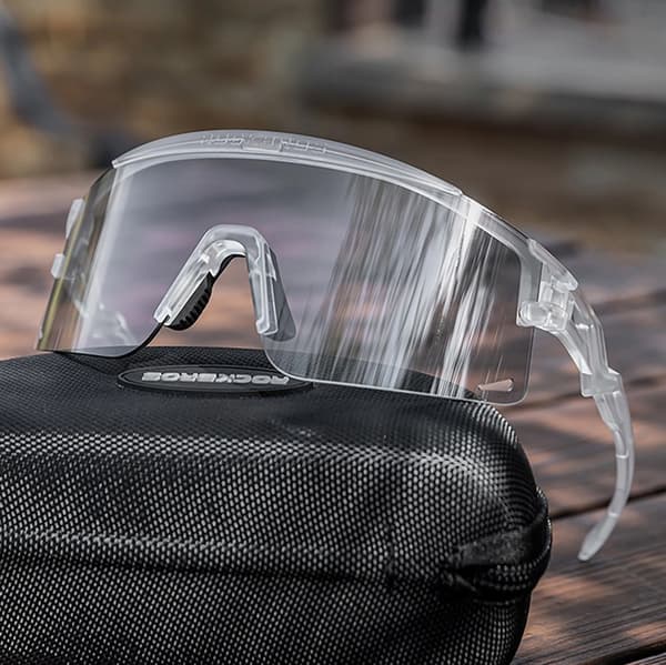 Rockbros Photochromic Cykelglasögon med UV-skydd - Svart