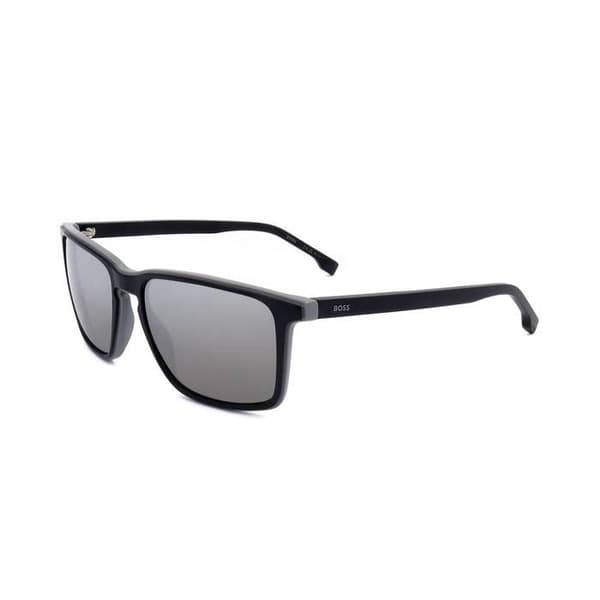 Solschefer - Hugo Boss - BOSS 1556/O/S - Matt svart - Grå linser - Skyddskategori 3