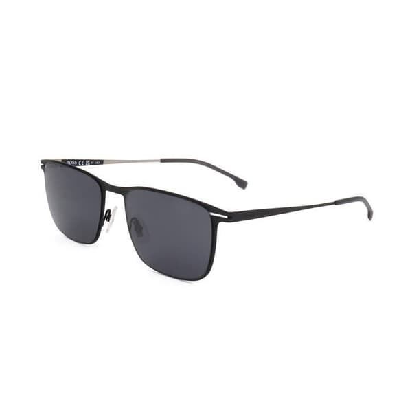 Solförda Glasögon Hugo Boss BOSS 1246/S 56/19/150 RZZ MATTSVART MÖRKT RUTHENIUM ROSTFRITT STÅL MAN HUB SOL BOSS 1246/S RZZ 56 19