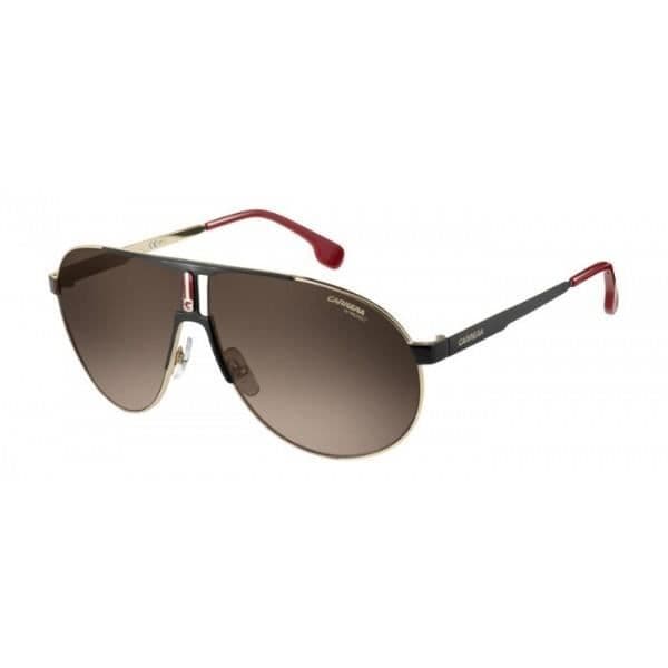 Solglasögon - Carrera - 1005/S-2M2 - Gyllene svart - Gradient brun lins - Kategori 2 skydd