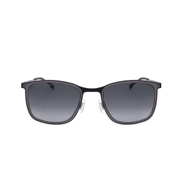 Solförsedlar Hugo Boss BOSS 1243/S 55/21/150 WCN MATTE GRÅ SVART ROSTFRITT STÅL MAN HUB SUN BOSS 1243/S WCN 55 21 150