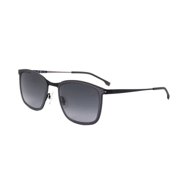 Solförsedlar Hugo Boss BOSS 1243/S 55/21/150 WCN MATTE GRÅ SVART ROSTFRITT STÅL MAN HUB SUN BOSS 1243/S WCN 55 21 150