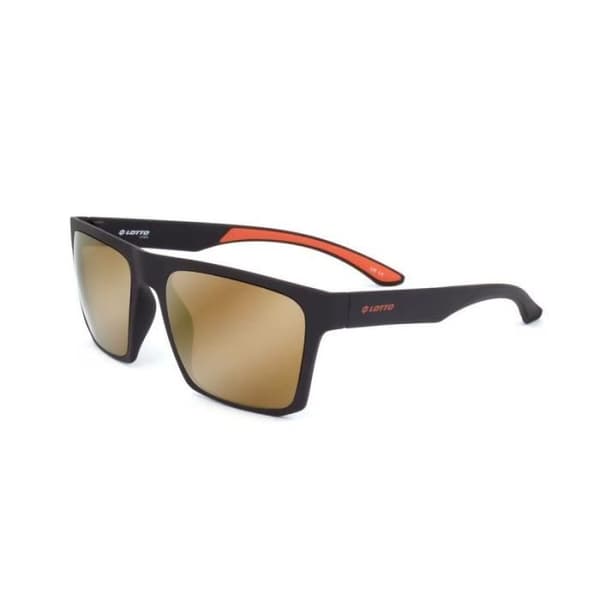 Lotto unisex solglasögon LS1003 MÖRKBRUN MAT RÖD - 8052237077319