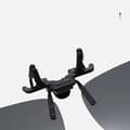 Miniatyrbilde 3 av 5: INF Store hvite Mercury Clip-on solbriller for briller Sort