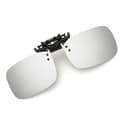 Miniatyrbilde 4 av 4: INF Polariserte Clip-on Solbriller - Medium Størrelse Speil Sølv