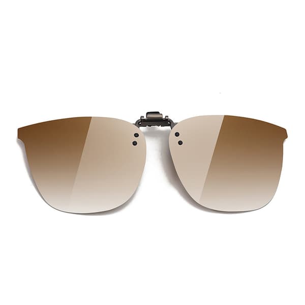 INF Polariserte Clip-on Solbriller Brun