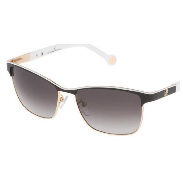Solglasögon - Carolina Herrera - SHE069560NP1 - Svart - Metall - Kategori 3