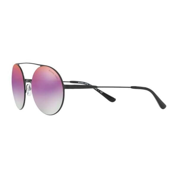 Solglasögon - Michael Kors - MK-1027 - Glänsande svart - Grågrön spegel - UV 3