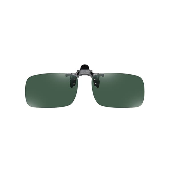 INF Polariserade Clip-on Solglasögon: Ultimat UV400-skydd Mörkgrön
