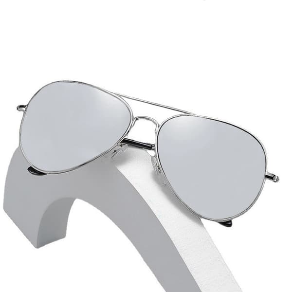 INF Fotokromatiska polariserade solglasögon med ram Silver