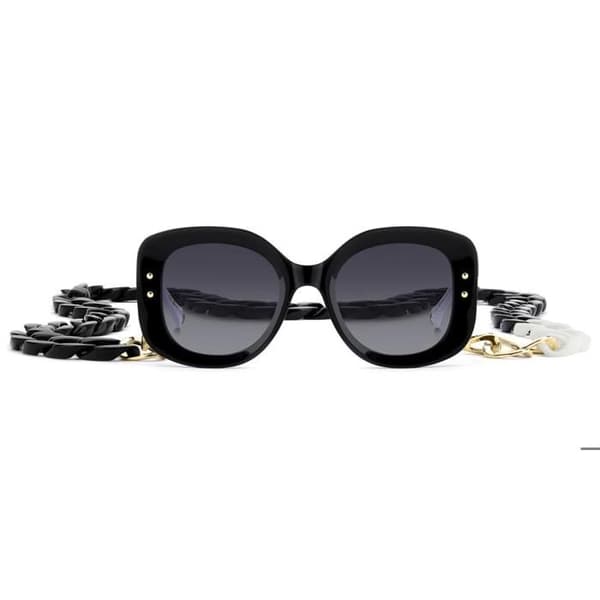 Carolina Herrera HER 0254/S 53/22/140 SVART/MÖRKGRÅ SHADED acetat kvinna Solglasögon HER 0254/S
