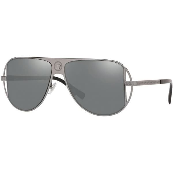 Solsken - Versace - GRECMANIA VE 2212 - Metall - Ruthenium/Grå - Chic