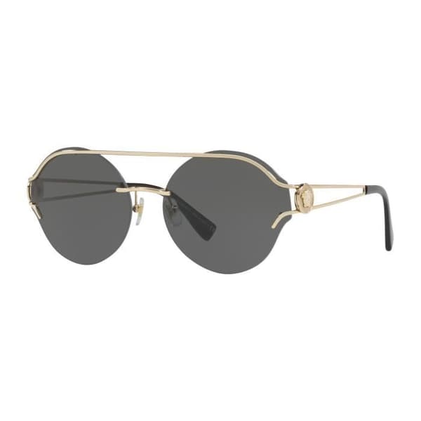 Solsken - Versace - VE-2184 - Metall - Guld - Grå - UV 3