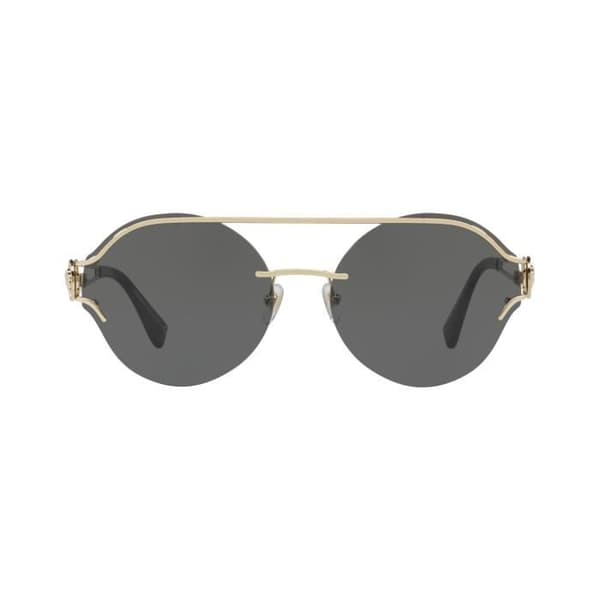 Solsken - Versace - VE-2184 - Metall - Guld - Grå - UV 3