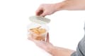 Miniatyrbillede 5 af 9: BergHOFF 5-delt Smart Seal Madbeholderst - 2x 0,4L, 2x 1L, 1x 1,6L Stabelbare Bokse