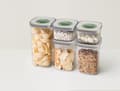 Miniatyrbillede 2 af 9: BergHOFF 5-delt Smart Seal Madbeholderst - 2x 0,4L, 2x 1L, 1x 1,6L Stabelbare Bokse