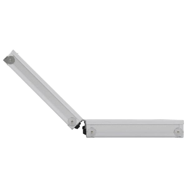 vidaXL Pistolväska aluminium ABS silver