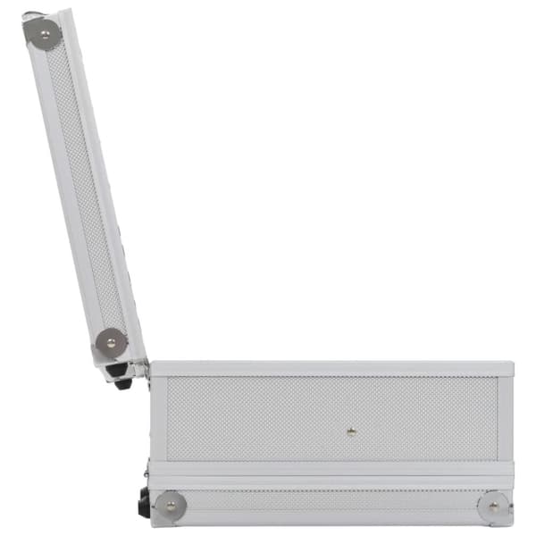 vidaXL Pistolväska aluminium ABS silver