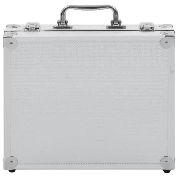 vidaXL Pistolväska aluminium ABS silver