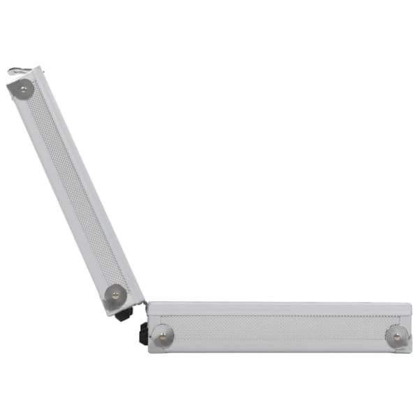 vidaXL Pistolväska aluminium ABS silver