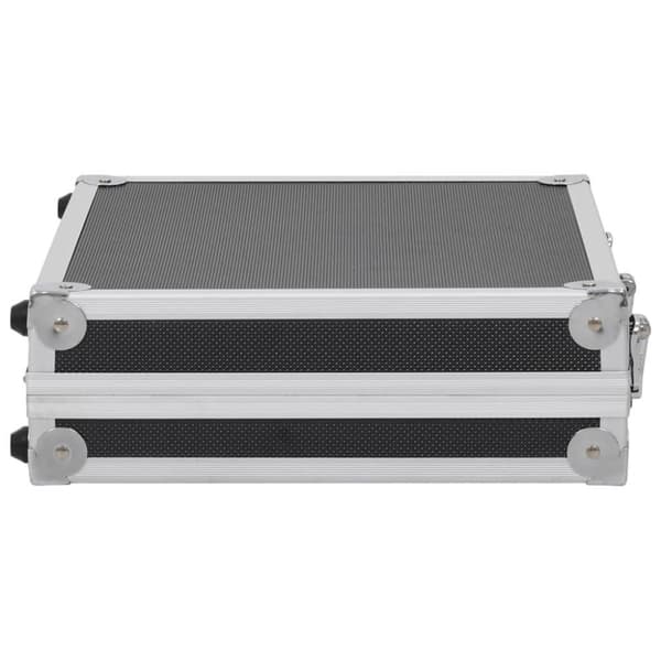 vidaXL våbenkasse aluminium ABS sort