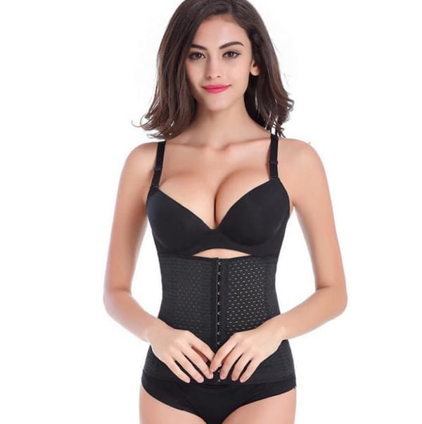 Träningskorsett / Waist Trainer för Timglasfigur - Svart