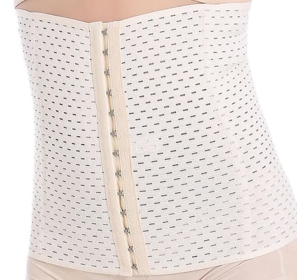 Træningskorset/Waist Trainer for Timeglasfigur - Beige