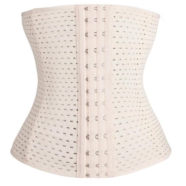 Træningskorset/Waist Trainer for Timeglasfigur - Beige Beige L