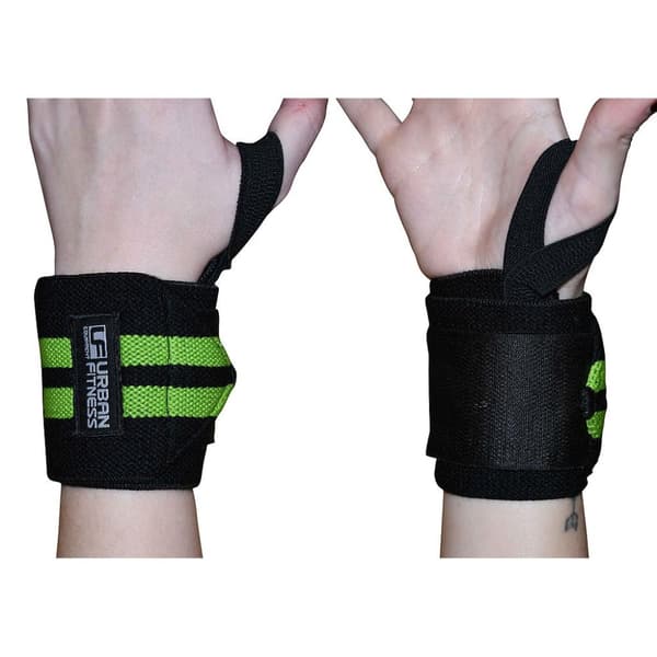 Urban Fitness Equipment Håndledsrem Black/Green One Size