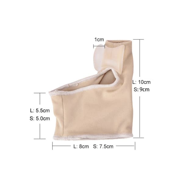 Ortopedisk Sleeve mot hallux valgus - S