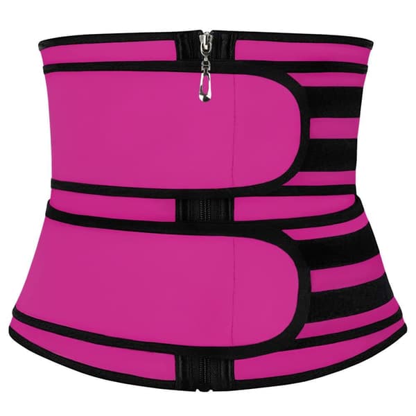 Waist Trainer med Två Band - Rosa Rosa S