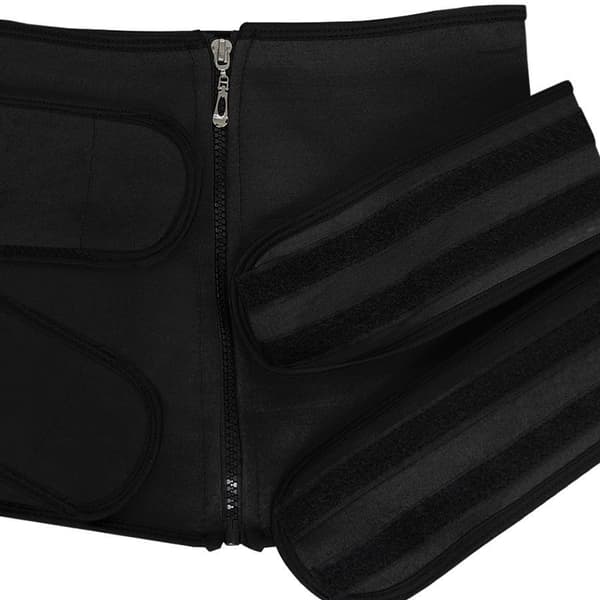 Waist Trainer med Två Band - Svart