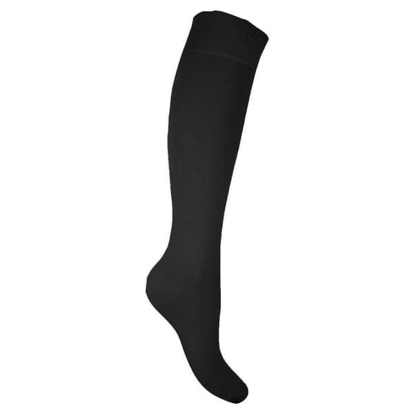 4-Pack Støttestrømper Mild Kompresjon Svart 37-39