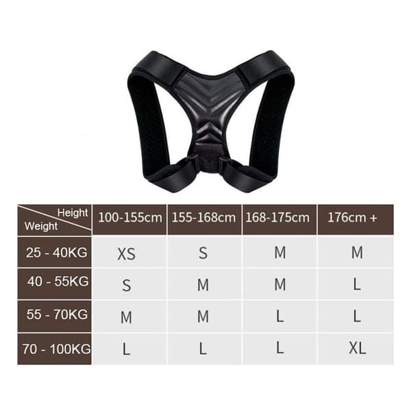 Rygstøtte for bedre holding - M