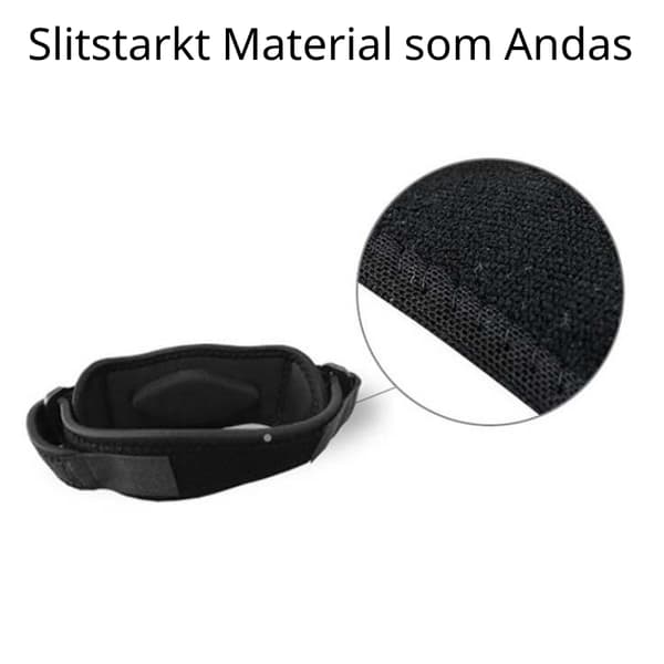 Tennisarmbåge Strap - Skydd vid Öm Armbåge Unisize Röd